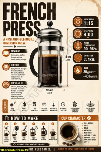 French Press 10 - Resep Kopi / French Press