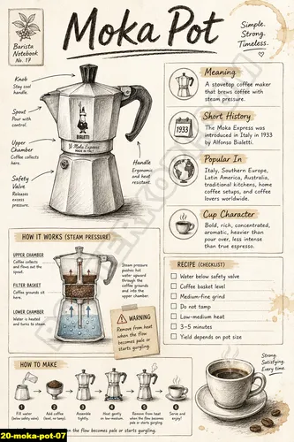 Moka Pot 07 - Resep Kopi / Moka Pot