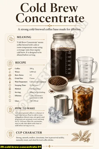 Cold Brew Concentrate 01
