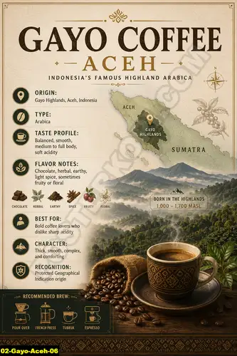 Gayo Aceh 06 - Types Of Indonesian Coffee / Gayo Aceh