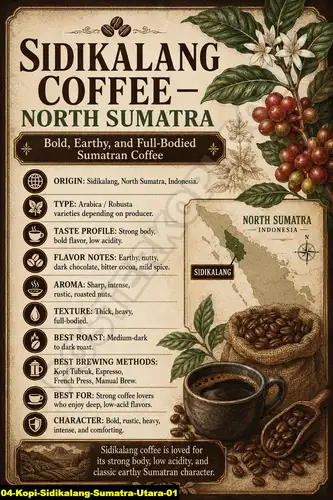 Kopi Sidikalang Sumatra Utara 01