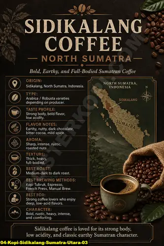 Kopi Sidikalang Sumatra Utara 03