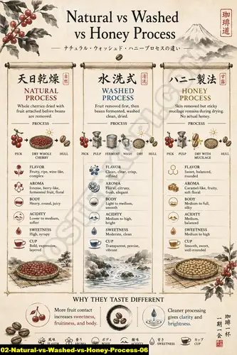 Natural Vs Washed Vs Honey Process 06