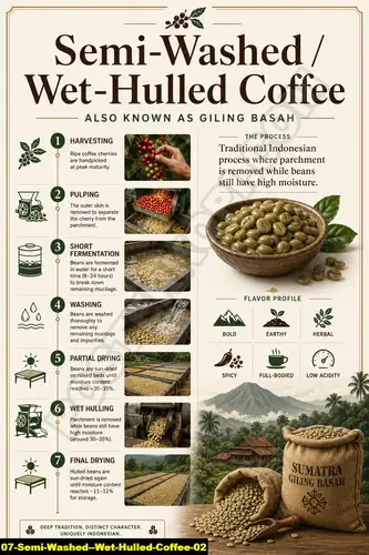 Semi Washed Wet Hulled Coffee 02