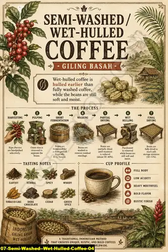 Semi Washed Wet Hulled Coffee 04