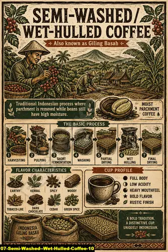 Semi Washed Wet Hulled Coffee 10
