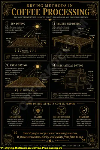 Drying Methods In Coffee Processing 09 - Coffee Processing Method / Drying Methods In Coffee Processing