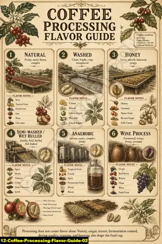 Coffee Processing Flavor Guide 02 - Coffee Processing Method / Coffee Processing Flavor Guide