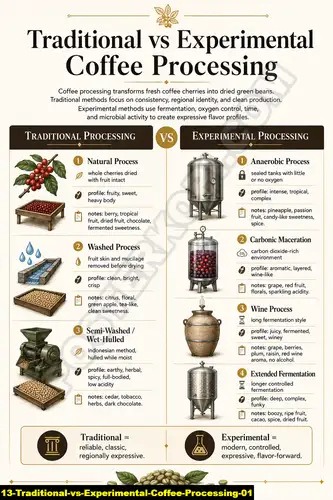 Traditional Vs Experimental Coffee Processing 01