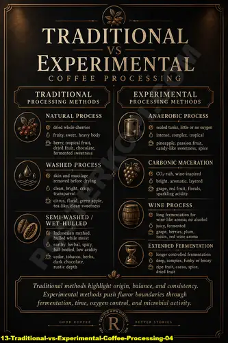 Traditional Vs Experimental Coffee Processing 04