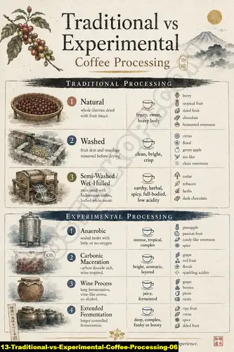 Traditional Vs Experimental Coffee Processing 06 - Coffee Processing Method / Traditional Vs Experimental Coffee Processing