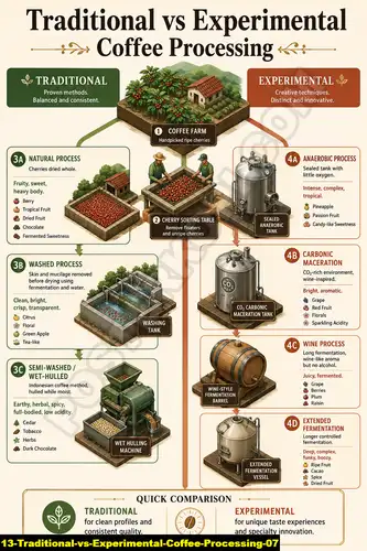 Traditional Vs Experimental Coffee Processing 07
