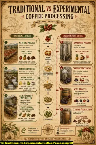 Traditional Vs Experimental Coffee Processing 08 - Coffee Processing Method / Traditional Vs Experimental Coffee Processing