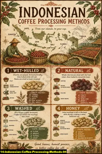 Indonesian Coffee Processing Methods 04 - Coffee Processing Method / Indonesian Coffee Processing Methods