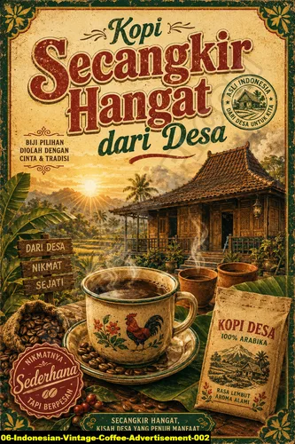 Indonesian Vintage Coffee Advertisement 002