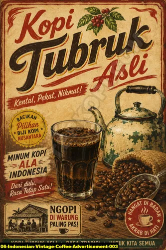 Indonesian Vintage Coffee Advertisement 003
