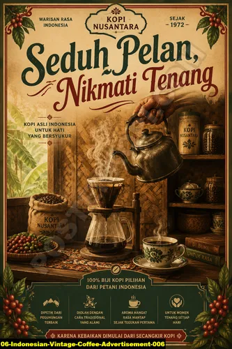 Indonesian Vintage Coffee Advertisement 006