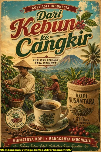 Indonesian Vintage Coffee Advertisement 007
