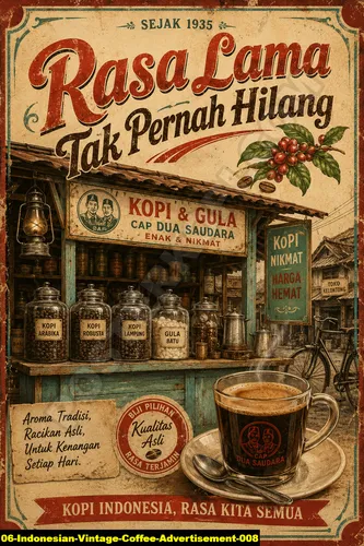 Indonesian Vintage Coffee Advertisement 008