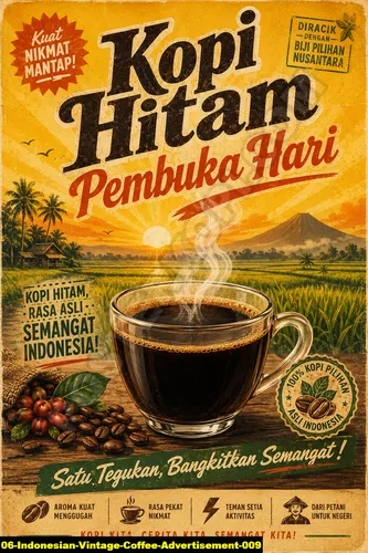 Indonesian Vintage Coffee Advertisement 009