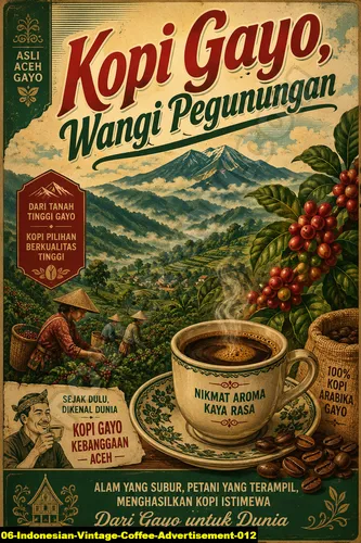 Indonesian Vintage Coffee Advertisement 012