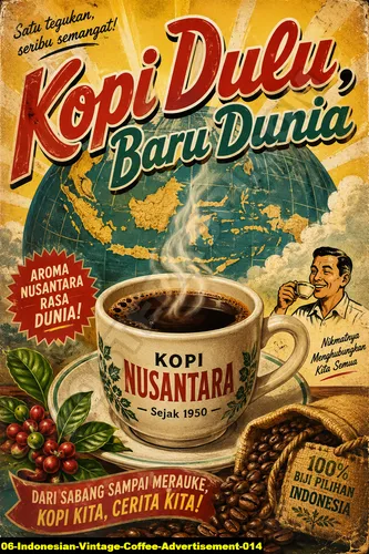 Indonesian Vintage Coffee Advertisement 014