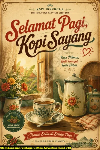 Indonesian Vintage Coffee Advertisement 018