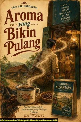 Indonesian Vintage Coffee Advertisement 020