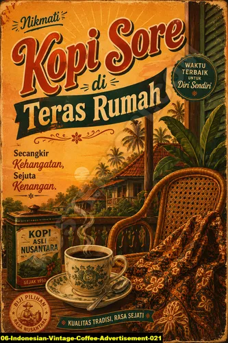 Indonesian Vintage Coffee Advertisement 021