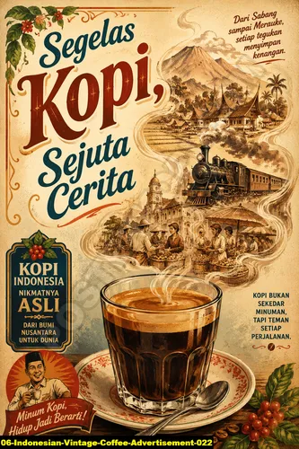 Indonesian Vintage Coffee Advertisement 022