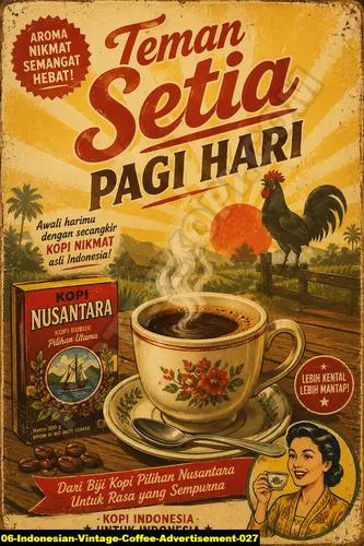 Indonesian Vintage Coffee Advertisement 027