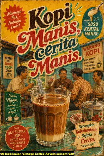 Indonesian Vintage Coffee Advertisement 030