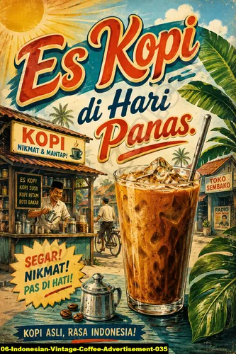 Indonesian Vintage Coffee Advertisement 035