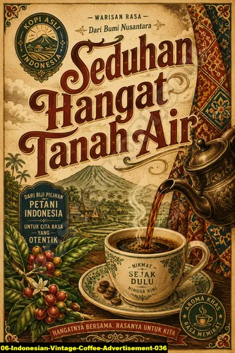 Indonesian Vintage Coffee Advertisement 036
