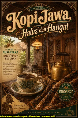 Indonesian Vintage Coffee Advertisement 037