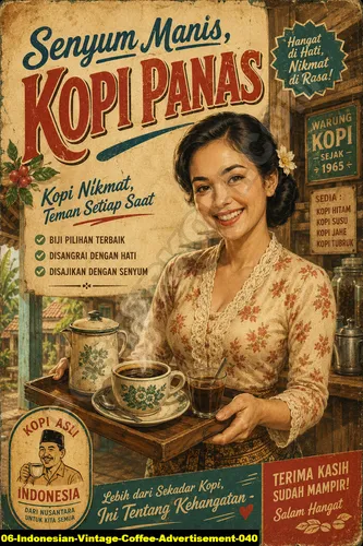 Indonesian Vintage Coffee Advertisement 040 - Coffee Quotes / Indonesian Vintage Coffee Advertisement