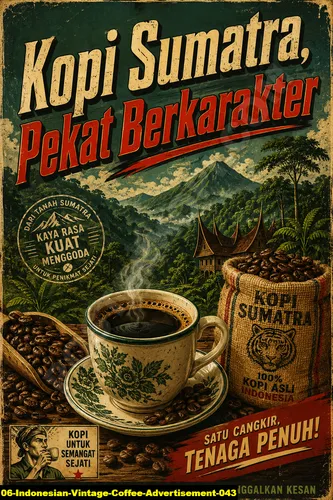 Indonesian Vintage Coffee Advertisement 043