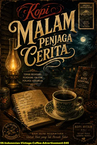 Indonesian Vintage Coffee Advertisement 045