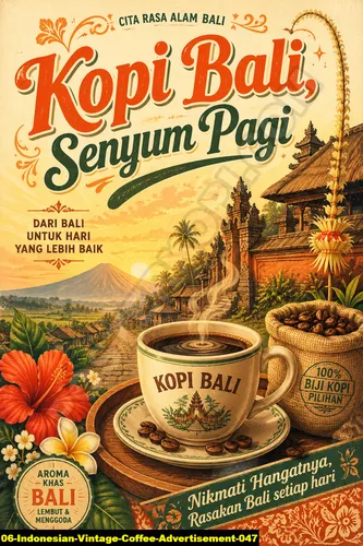 Indonesian Vintage Coffee Advertisement 047