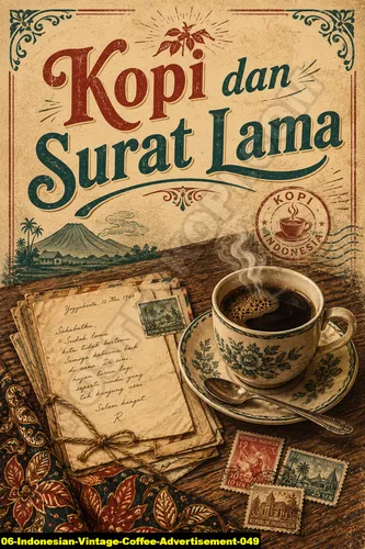 Indonesian Vintage Coffee Advertisement 049