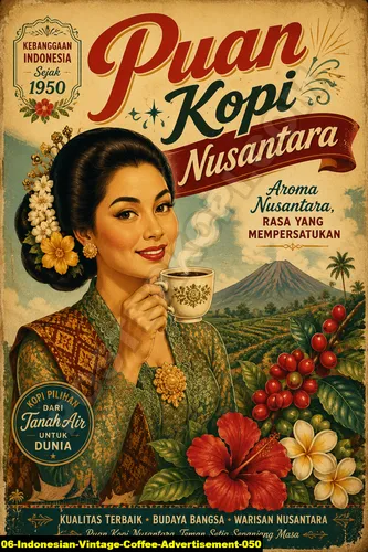Indonesian Vintage Coffee Advertisement 050