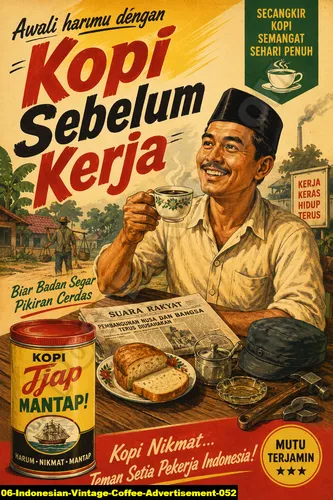 Indonesian Vintage Coffee Advertisement 052