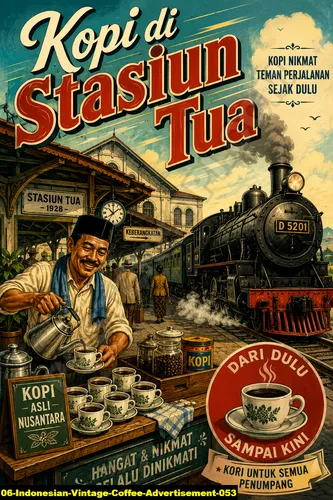 Indonesian Vintage Coffee Advertisement 053