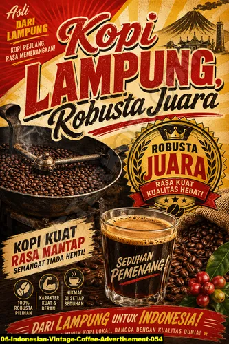 Indonesian Vintage Coffee Advertisement 054 - Coffee Quotes / Indonesian Vintage Coffee Advertisement