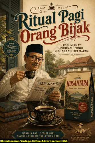 Indonesian Vintage Coffee Advertisement 055