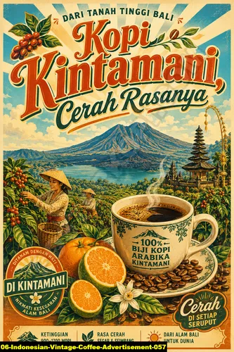 Indonesian Vintage Coffee Advertisement 057