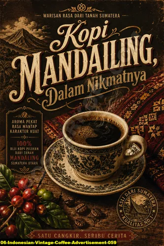 Indonesian Vintage Coffee Advertisement 059