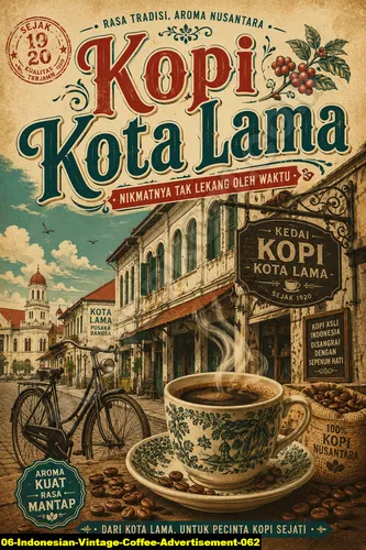 Indonesian Vintage Coffee Advertisement 062