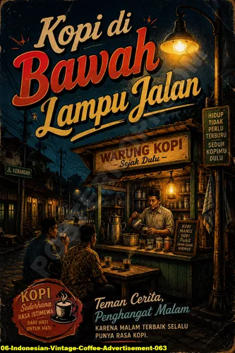 Indonesian Vintage Coffee Advertisement 063