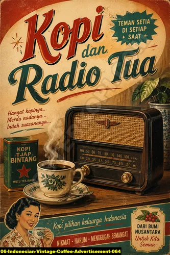 Indonesian Vintage Coffee Advertisement 064